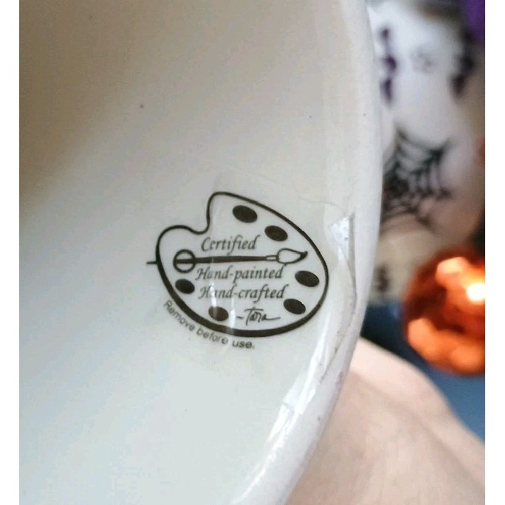 Temp-tations By Tara Halloween Boofetti Cupcake Candle Stands Hand Painted 2 - Picture 5 of 8